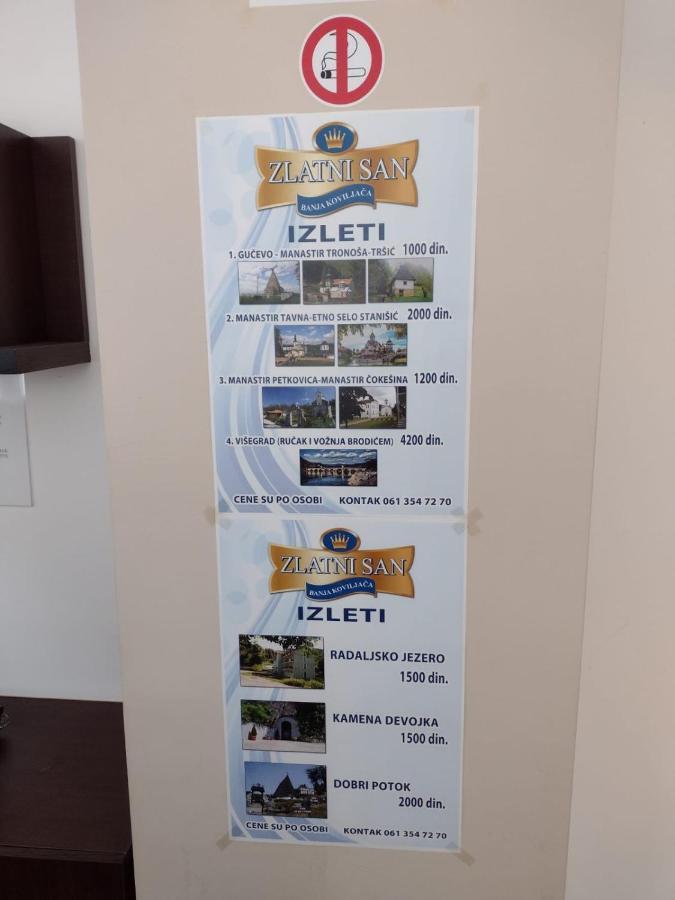 Zlatni San Hotell Banja Koviljača Exteriör bild